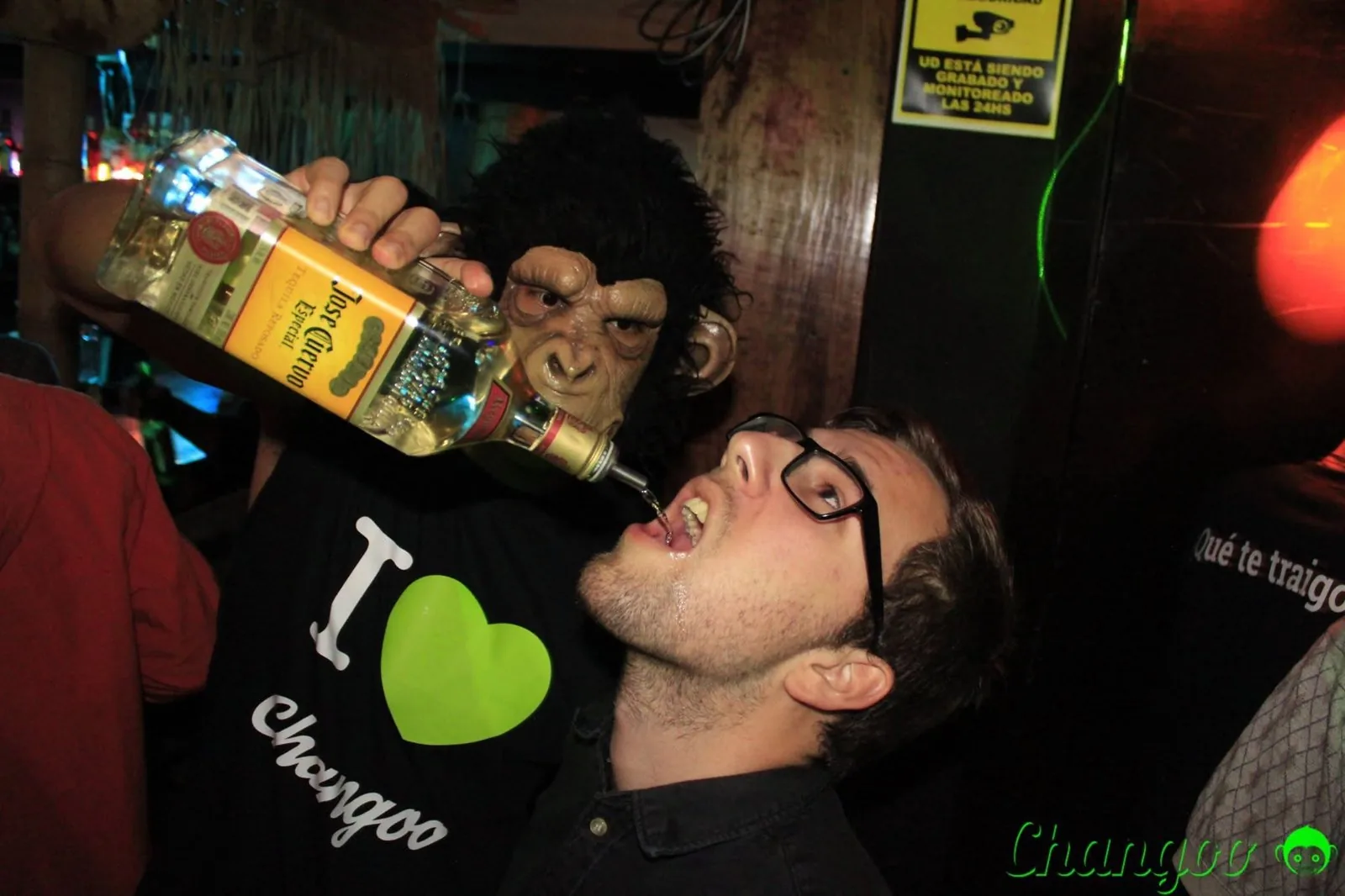 El tequilazo del chango